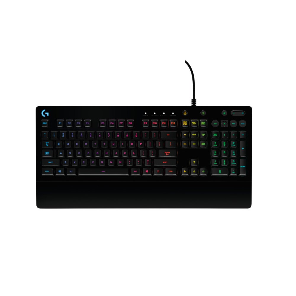 Logitech Logitech G G213 Prodigy tangentbord USB QWERTY Nordic Svart