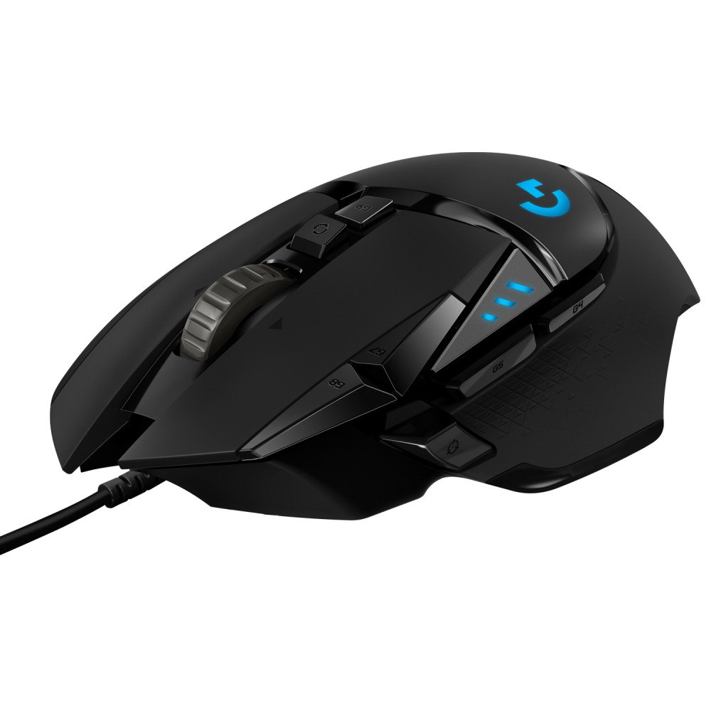 Logitech Logitech G G502 Hero datormöss högerhand USB Type-A Optisk 25600 DPI