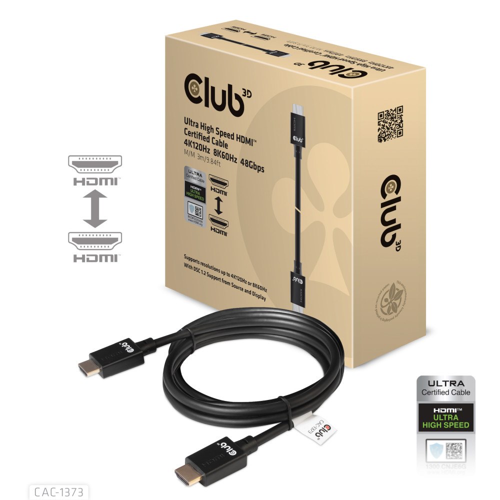 Club 3D CLUB3D cac-1373 HDMI Svart