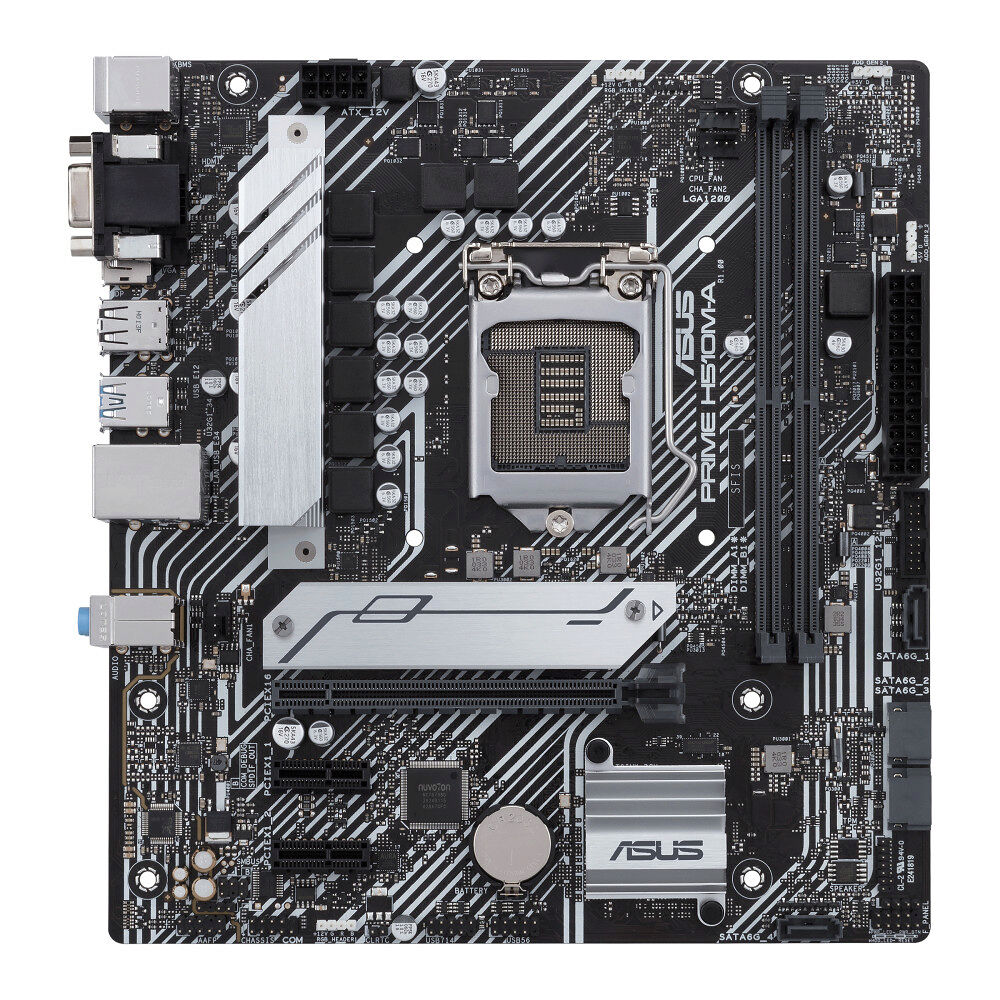 ASUSTeK COMPUTER ASUS PRIME H510M-A - moderkort - micro ATX - LGA1200-uttag - H510