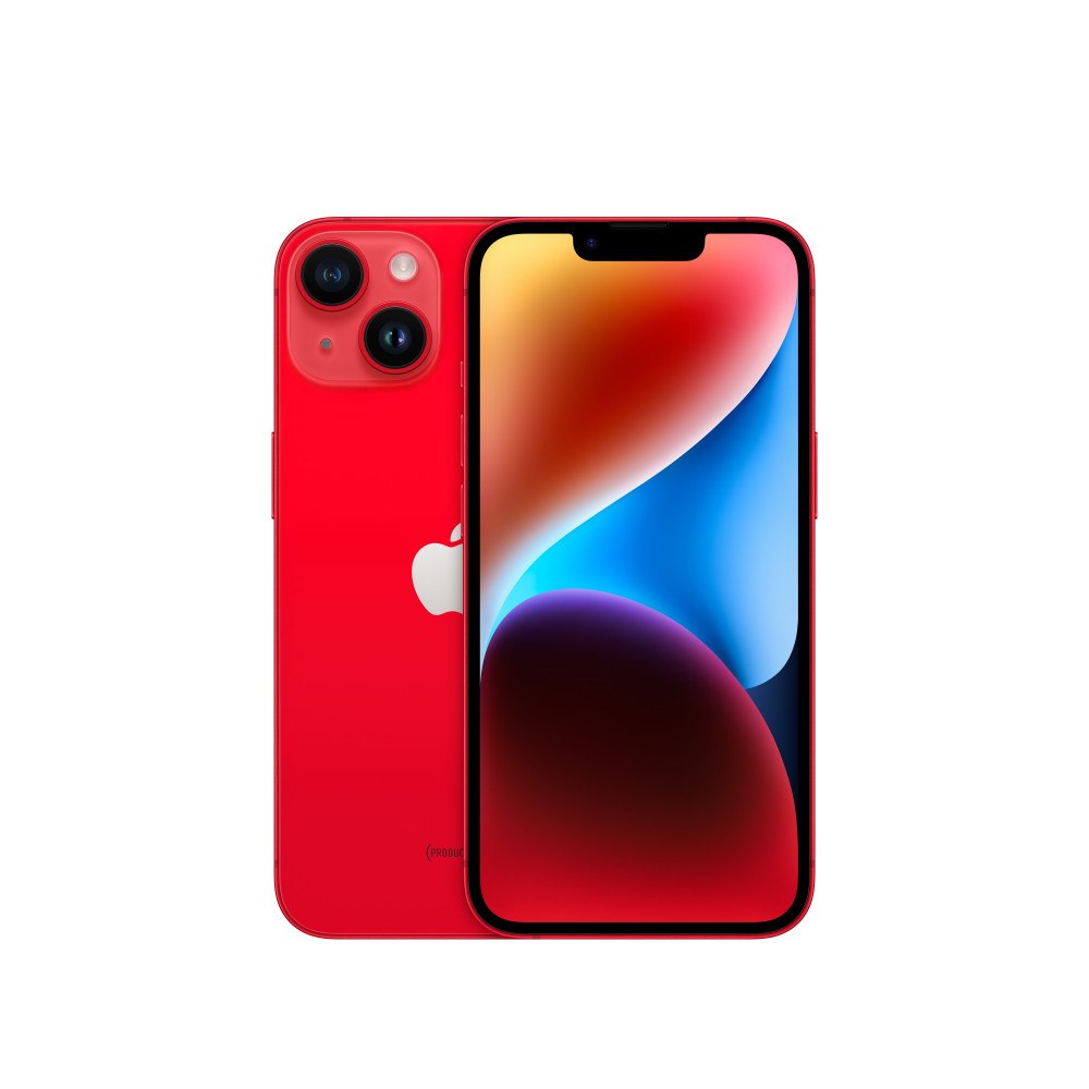 Apple Apple iPhone 14 - (PRODUCT) RED - röd - 5G smartphone - 256 GB - GSM