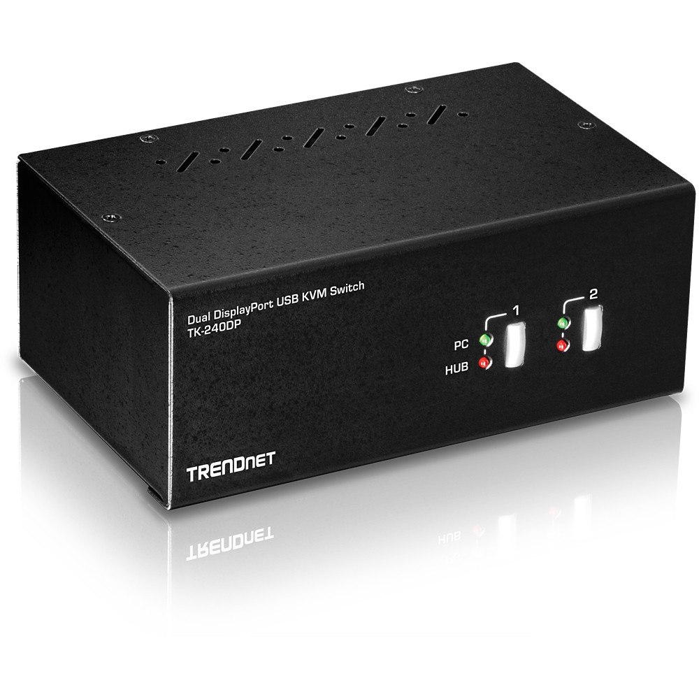 TRENDnet Trendnet TK-240DP KVM-switchar Svart