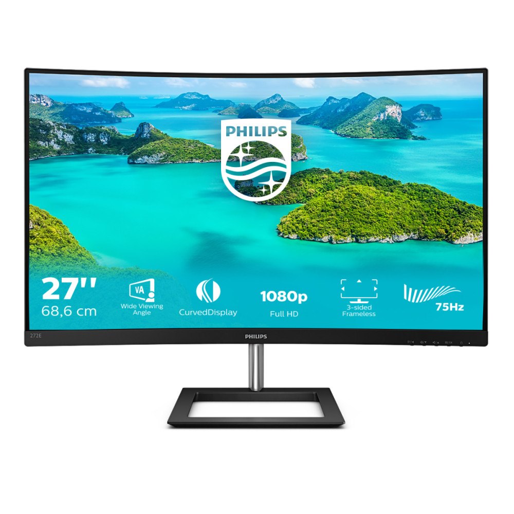 Philips Philips E Line 272E1CA/00 LED display 68,6 cm (27") 1920 x 1080 pixlar Full HD LCD Svart