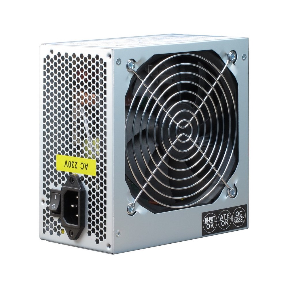 Inter-Tech Elektronik Handels Inter-Tech SL-500 Plus strömförsörjningsenheter 500 W 20+4 pin ATX ATX Silver