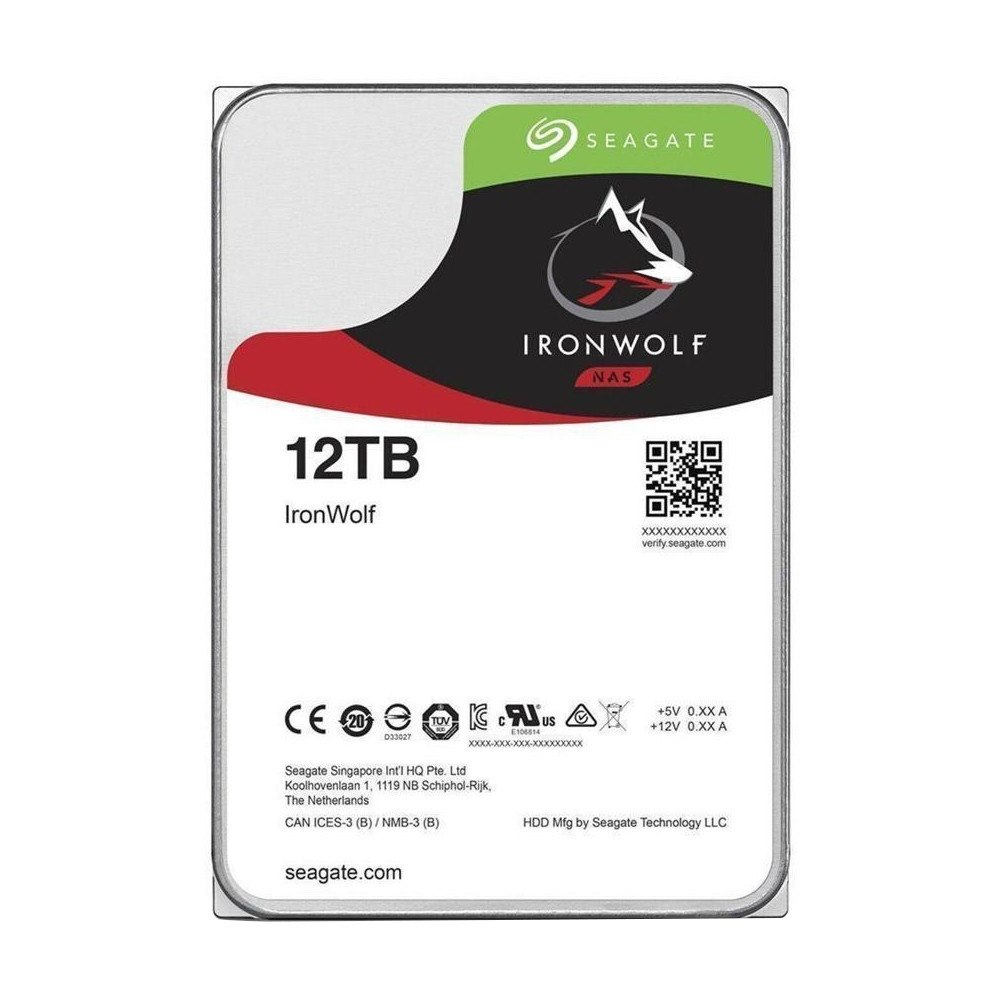 Seagate Seagate NAS HDD IronWolf 3.5" 12 TB Serial ATA III