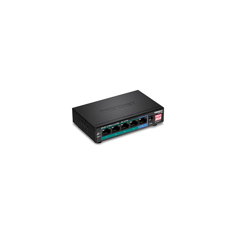 TRENDnet Trendnet TPE-LG50 nätverksswitchar Ohanterad Gigabit Ethernet (10/100/1000) Strömförsörjning via Ethernet (PoE) stöd Sva...
