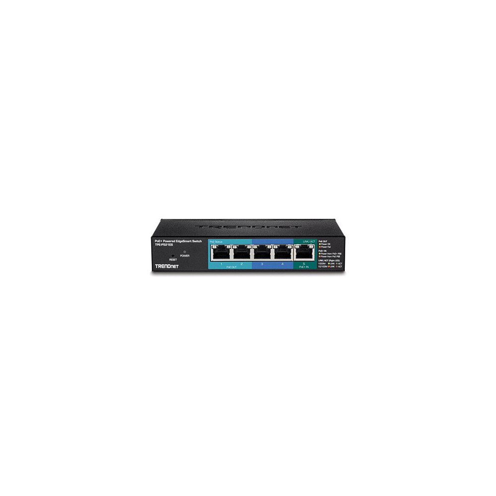 TRENDnet Trendnet TPE-P521ES nätverksswitchar hanterad Gigabit Ethernet (10/100/1000) Strömförsörjning via Ethernet (PoE) stöd Sv...