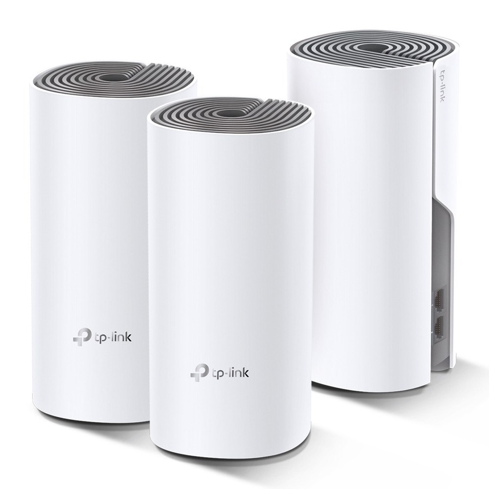 TP-LINK Technologies TP-Link Deco E4 (3-pack) Dual-band (2,4 GHz / 5 GHz) Wi-Fi 5 (802.11ac) Vit, Grå 2 Intern