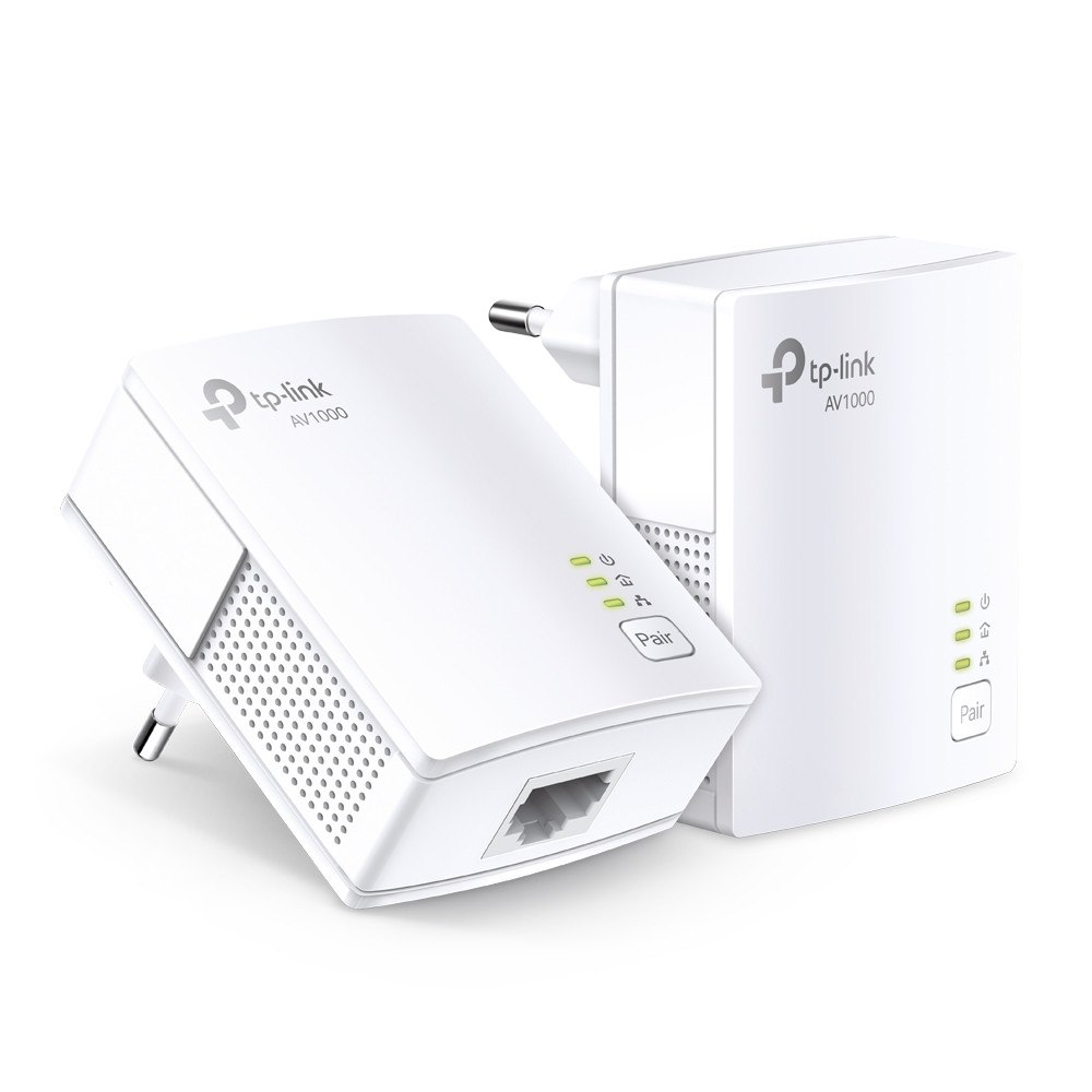 TP-LINK Technologies TP-Link TL-PA7017 KIT PowerLine-nätverksadapter 1000 Mbit/s Nätverksansluten (Ethernet) Vit 2 styck