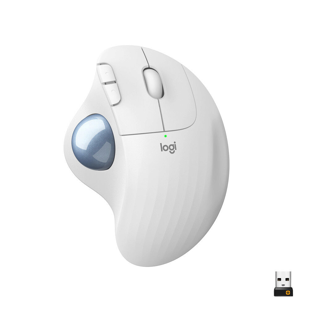 Logitech Logitech Ergo Series ERGO M575 - styrkula - Bluetooth 5.0 LE, 2.4 GHz - offwhite