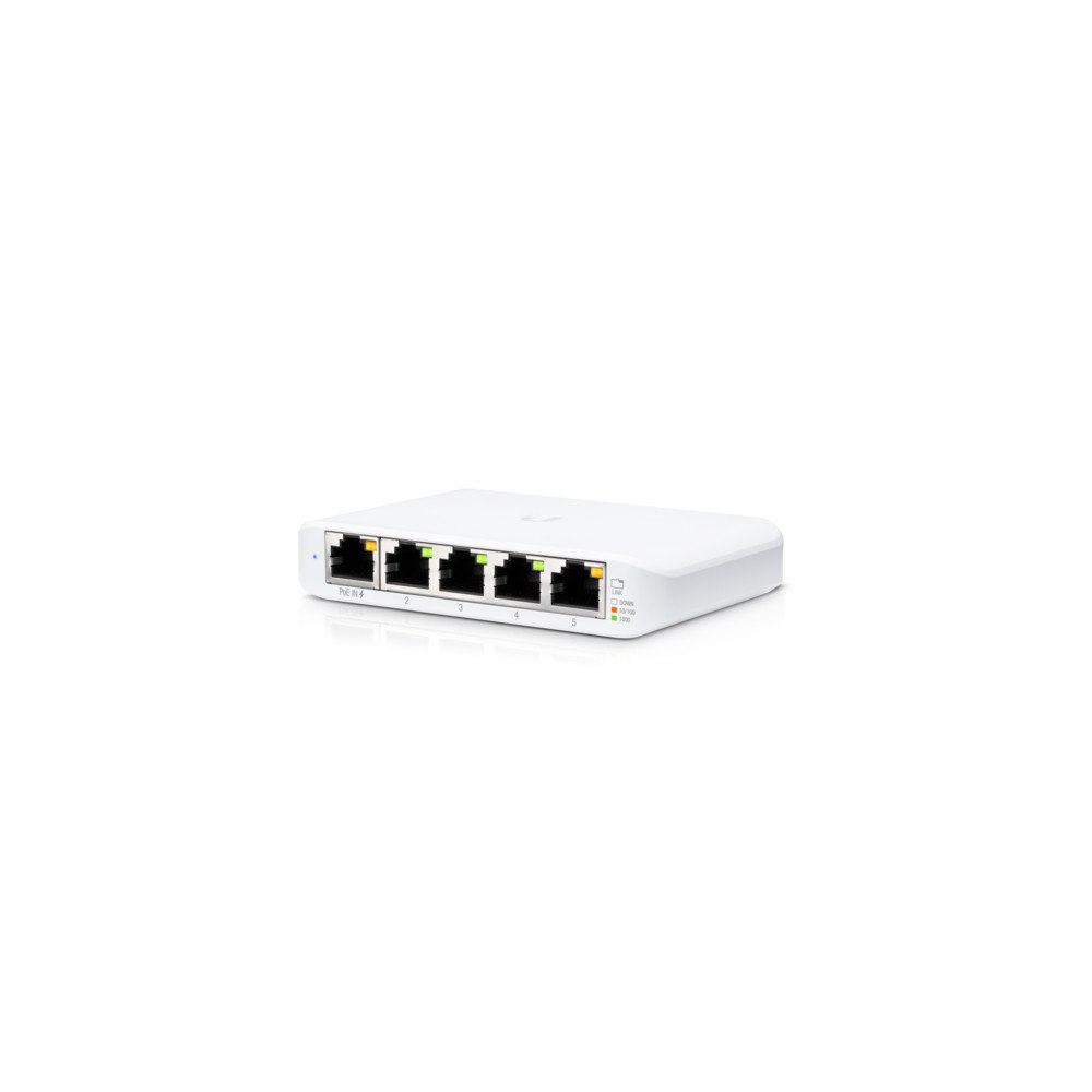Ubiquiti Networks Ubiquiti UniFi Switch Flex Mini (3-pack) hanterad Gigabit Ethernet (10/100/1000) Strömförsörjning via Ethernet (PoE) stö...
