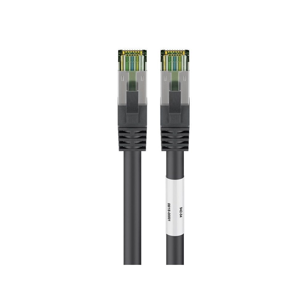 Goobay Goobay 66726 nätverkskablar Svart 10 m Cat8.1 S/FTP (S-STP)