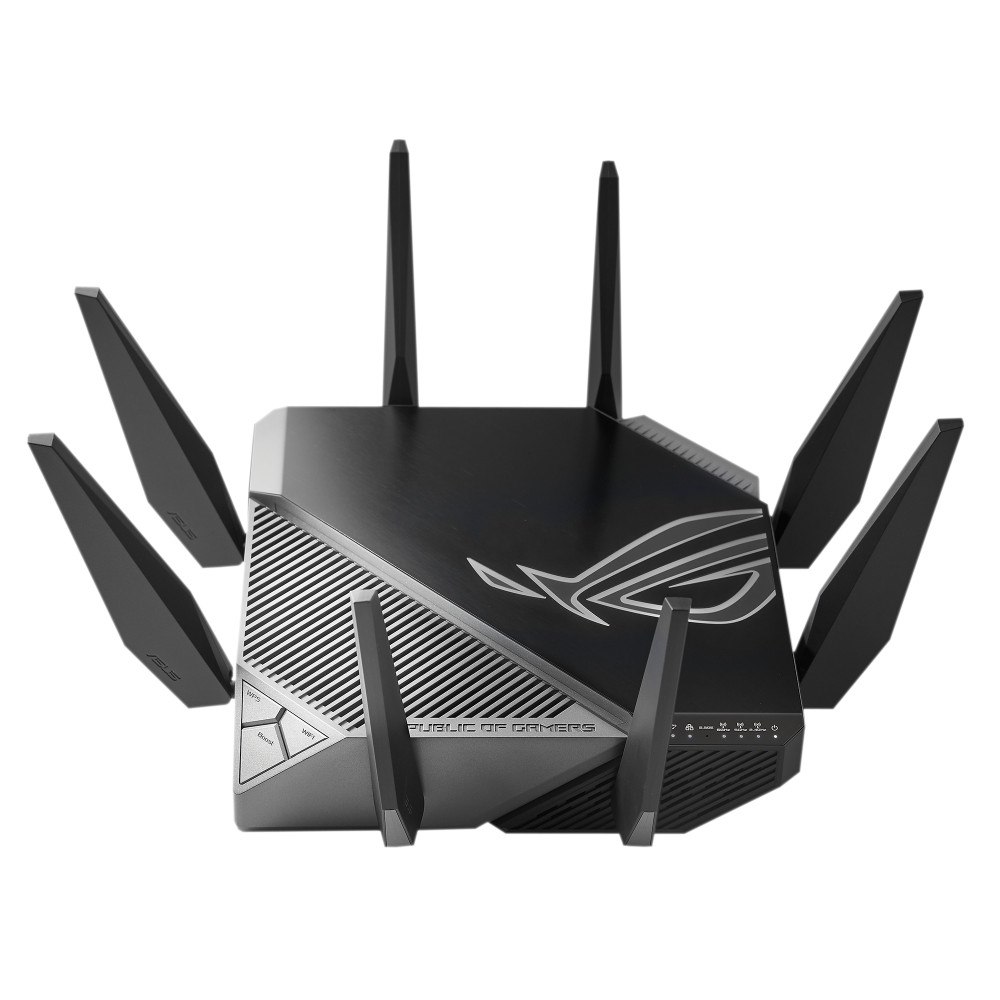 ASUSTeK COMPUTER ASUS GT-AXE11000 trådlös router Gigabit Ethernet Triband (2,4 GHz/5 GHz/6 GHz) Svart