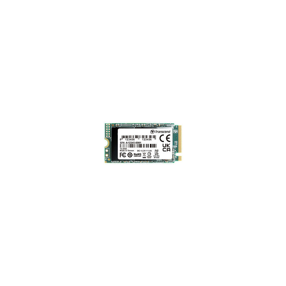 Transcend Information Transcend PCIe SSD 400S M.2 512 GB PCI Express 3D NAND NVMe