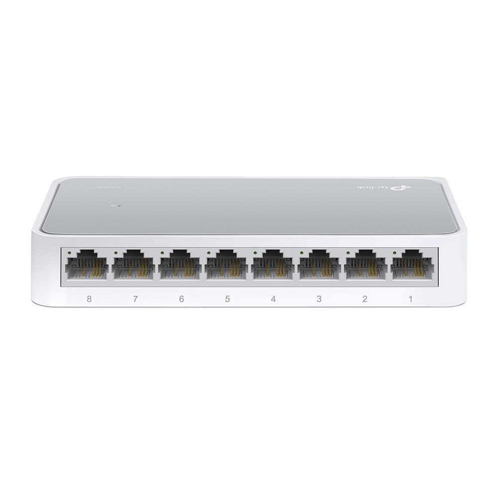 TP-LINK Technologies TP-Link TL-SF1008D nätverksswitchar Ohanterad Fast Ethernet (10/100) Vit