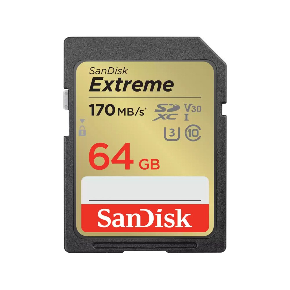 SANDISK SanDisk Extreme 64 GB SDXC UHS-I Klass 10