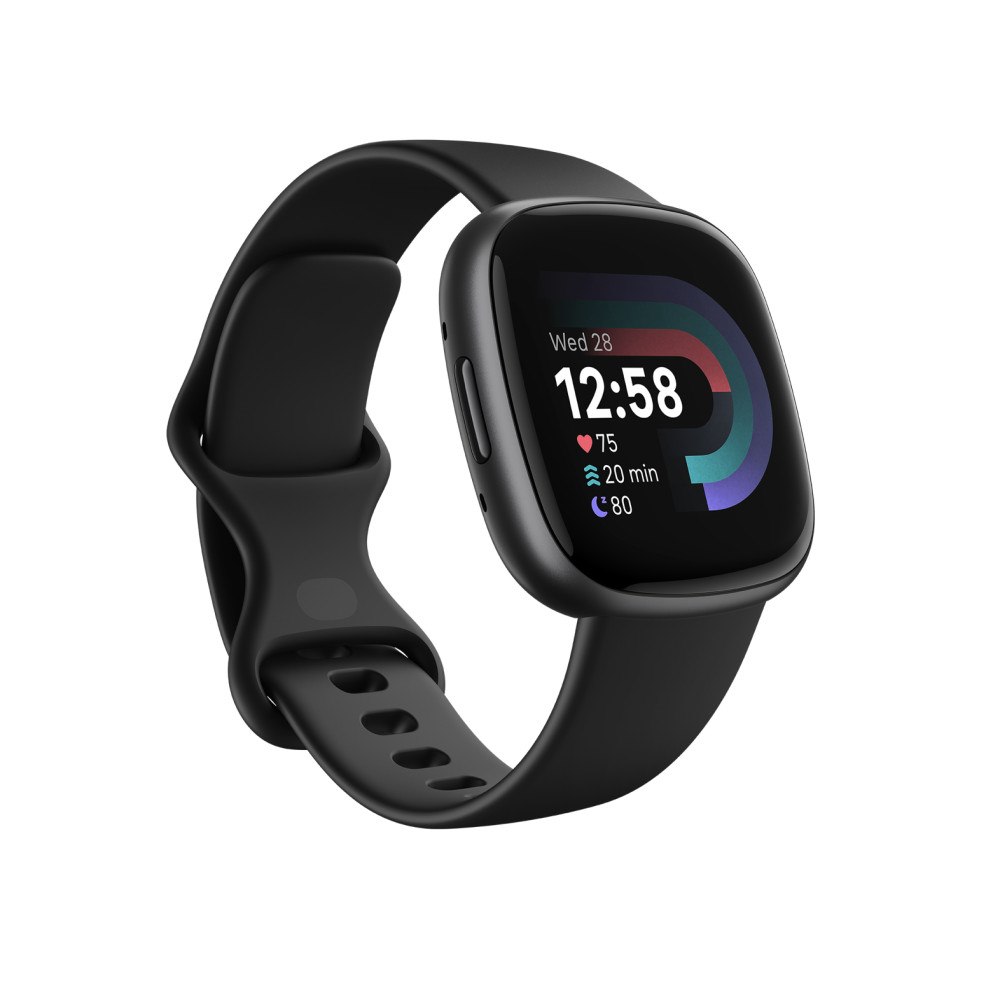 Fitbit Fitbit Versa 4 Digital Pekskärm grafit GPS