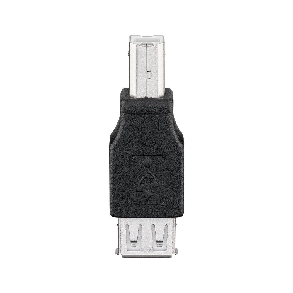 Goobay Goobay 50291 kabelomvandlare (hane/hona) USB B USB A Svart