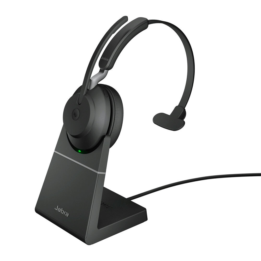 Jabra Jabra Evolve2 65 MS Mono - headset - med laddningsställ