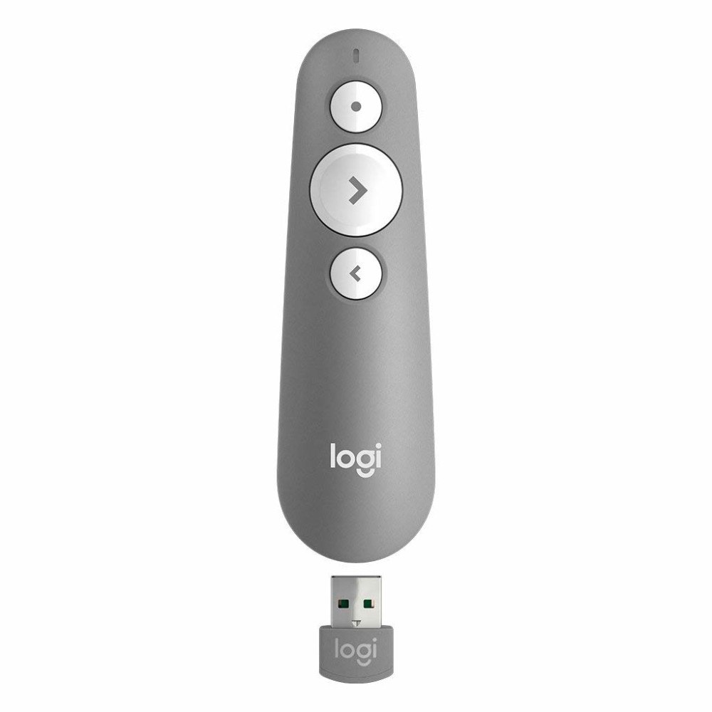 Logitech Logitech R500 trådlösa presentatörer Bluetooth/RF Grå