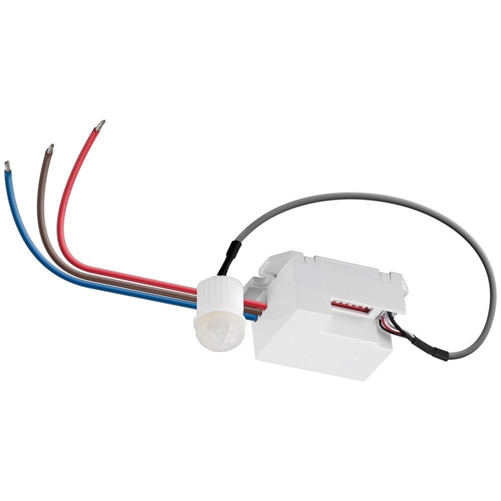Goobay Goobay 96006 rörelsedetektorer Passiv infraröd (PIR) sensor Kabel Tak Vit