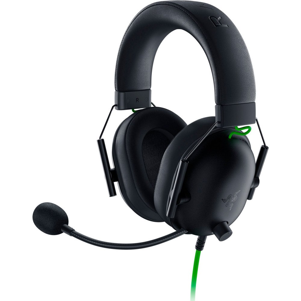 Razer USA Razer Blackshark V2 X Headset Kabel Huvudband Spela Svart, Grön
