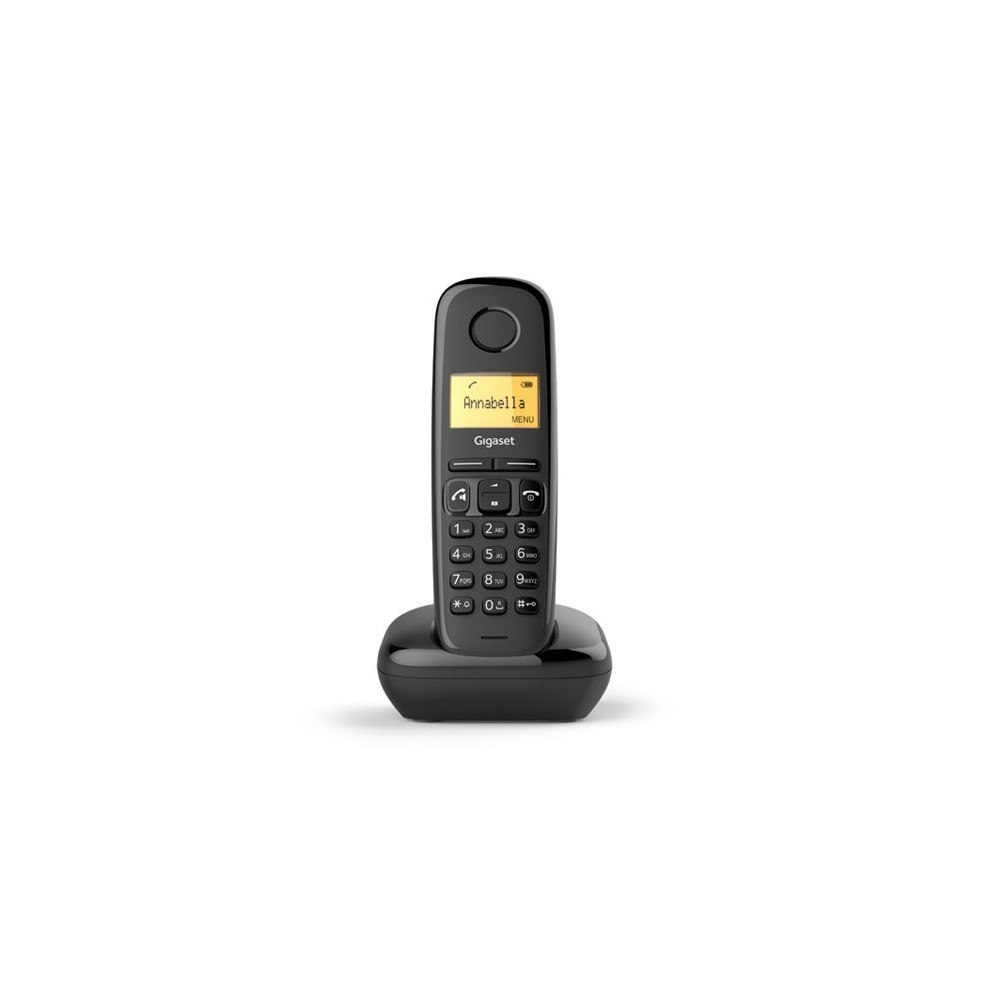 Gigaset Communications Gigaset A270A Analog telefon/DECT-telefon Namn och uppringnings-ID Svart