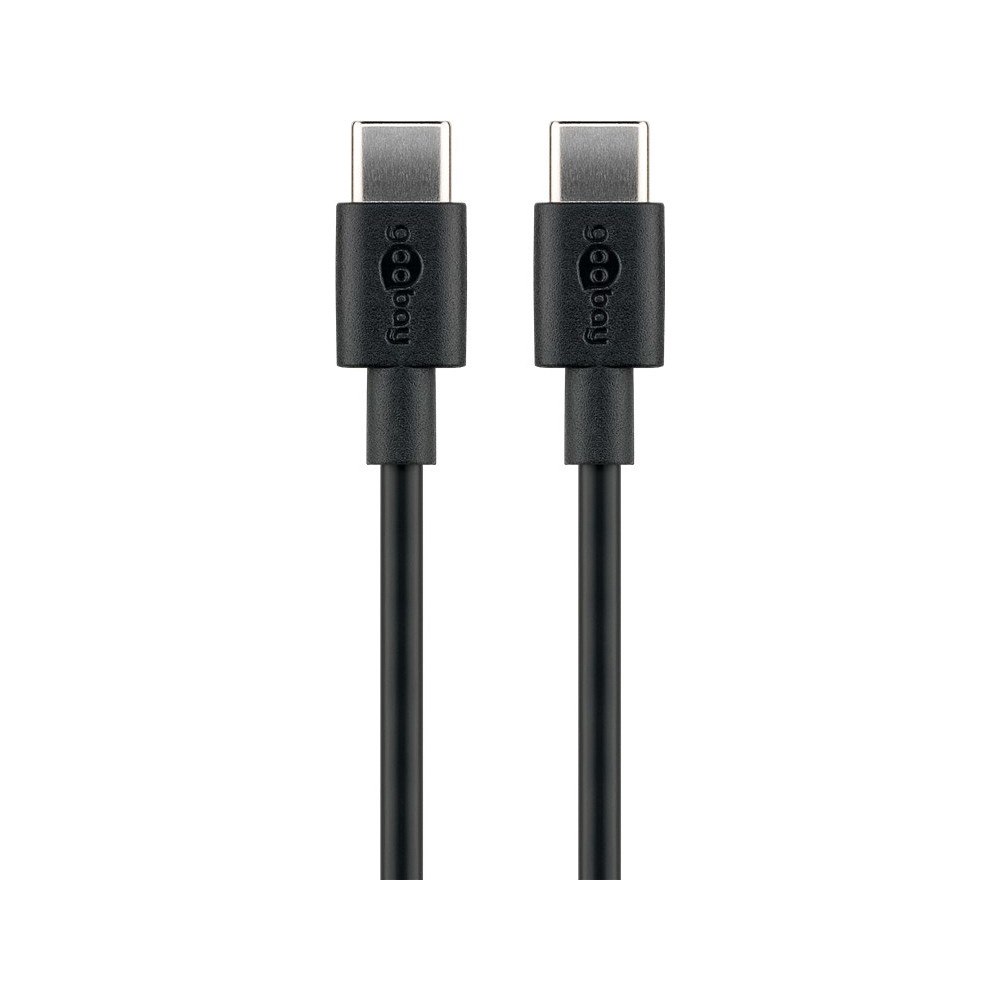 Goobay Goobay 51243 USB-kablar 2 m USB 2.0 USB C Svart