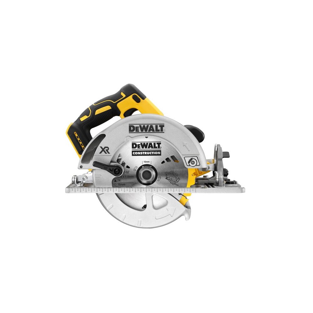 DeWalt DeWALT DCS572N-XJ bärbar cirkelsåg 18,4 cm Gul 5500 RPM