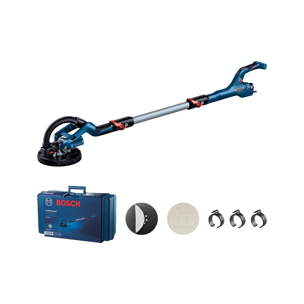 Bosch Group Bosch GTR 55-225 Slipmaskin för gipsväggar 910 RPM Svart, Blå 550 W
