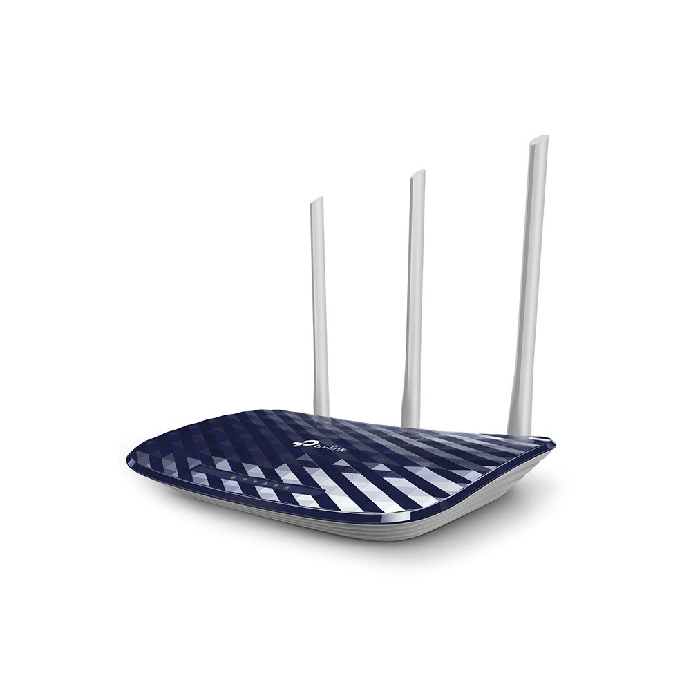 TP-LINK Technologies TP-Link AC750 trådlös router Snabb Ethernet Dual-band (2,4 GHz / 5 GHz) Svart, Vit