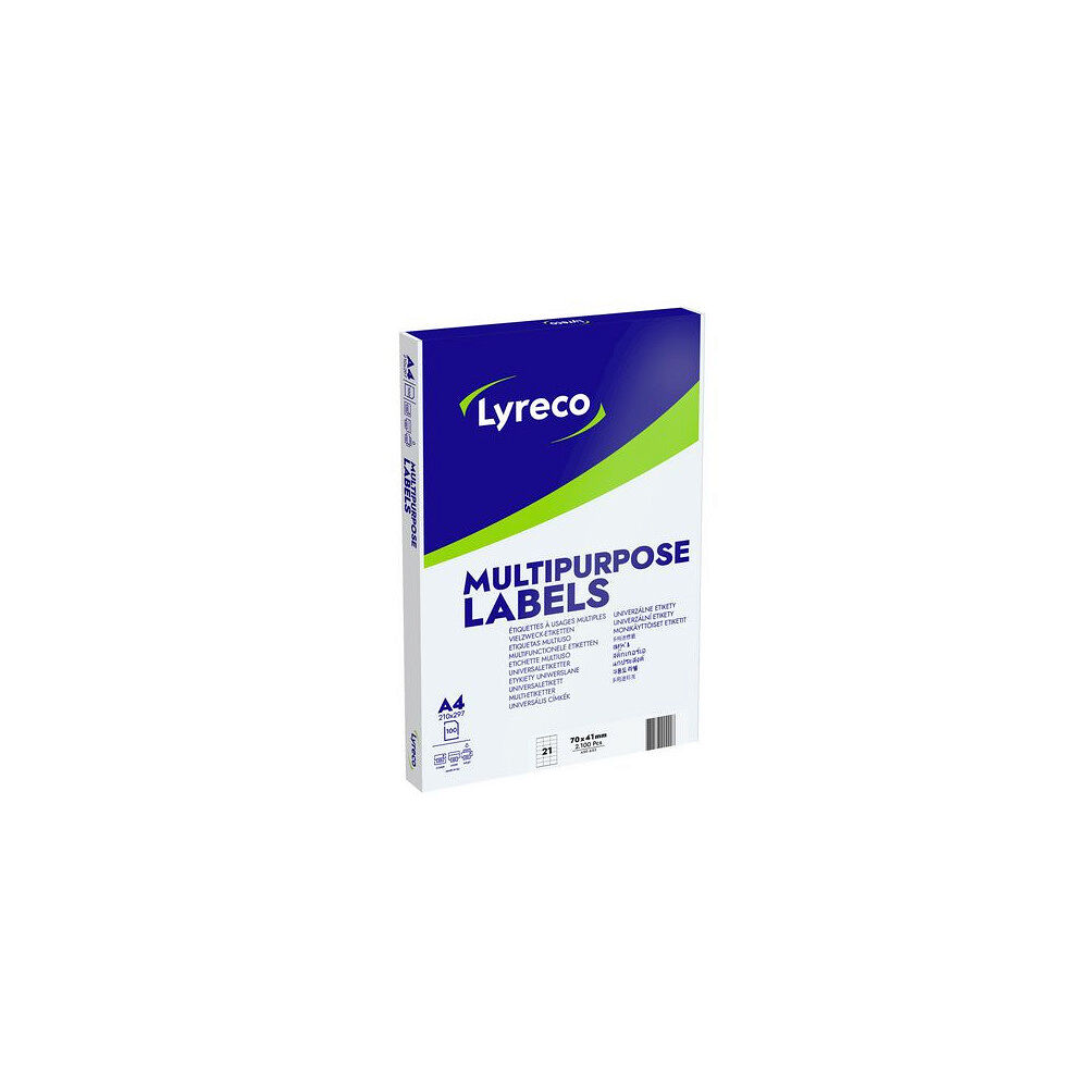 Lyreco Etikett LYRECO 70x41mm 2100/fp