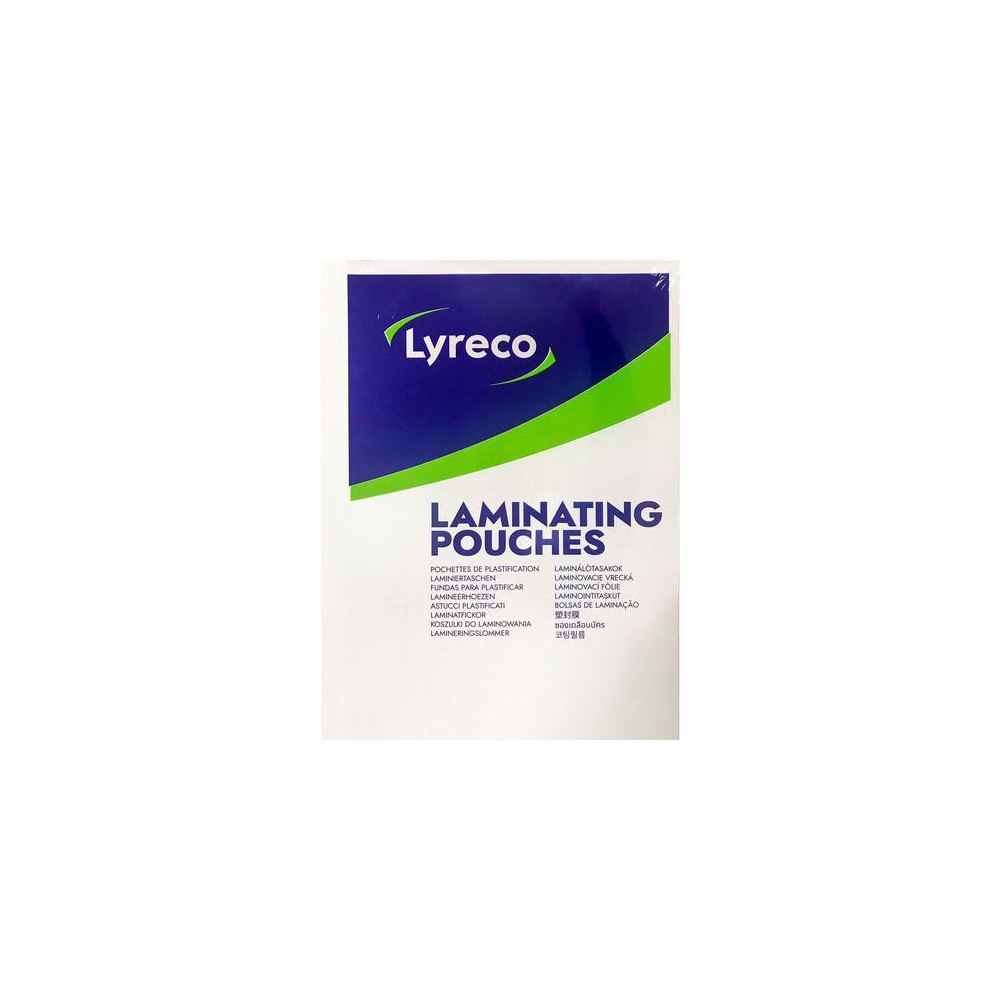 Lyreco Laminat LYRECO A6 125mic Klar 100/fp