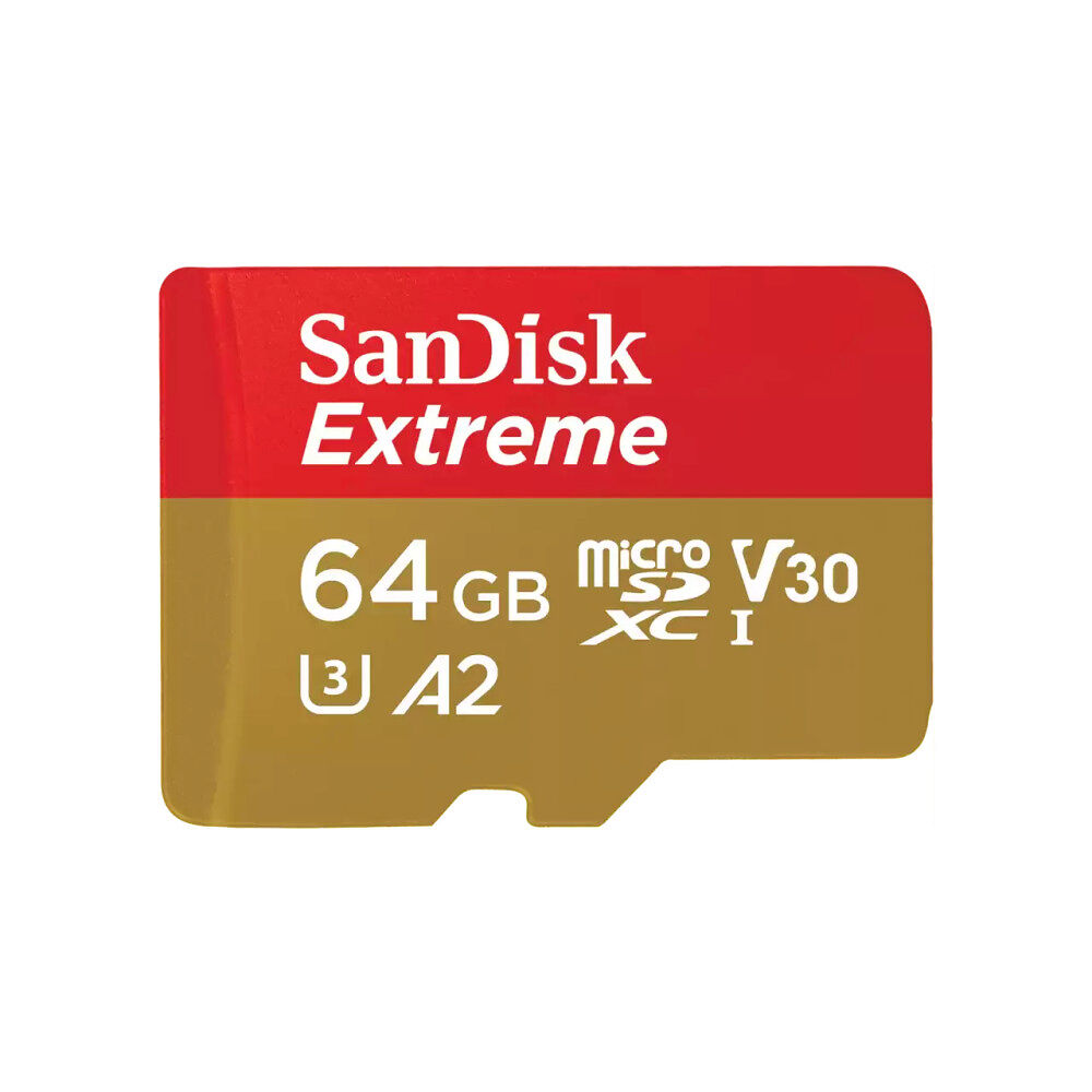 SANDISK SanDisk Extreme - flash-minneskort - 64 GB - mikroSDXC UHS-I