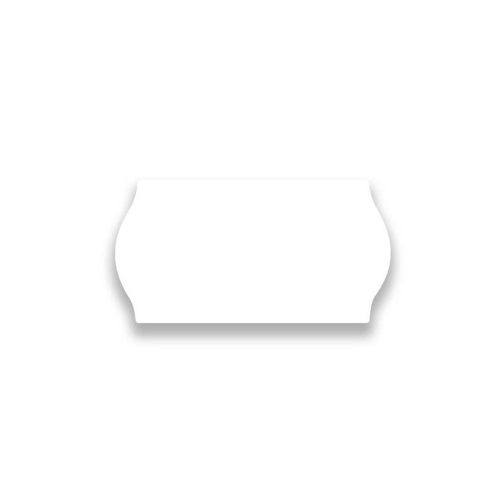 No Brand Prisetikett 22x12mm G2 vit 10500/fp