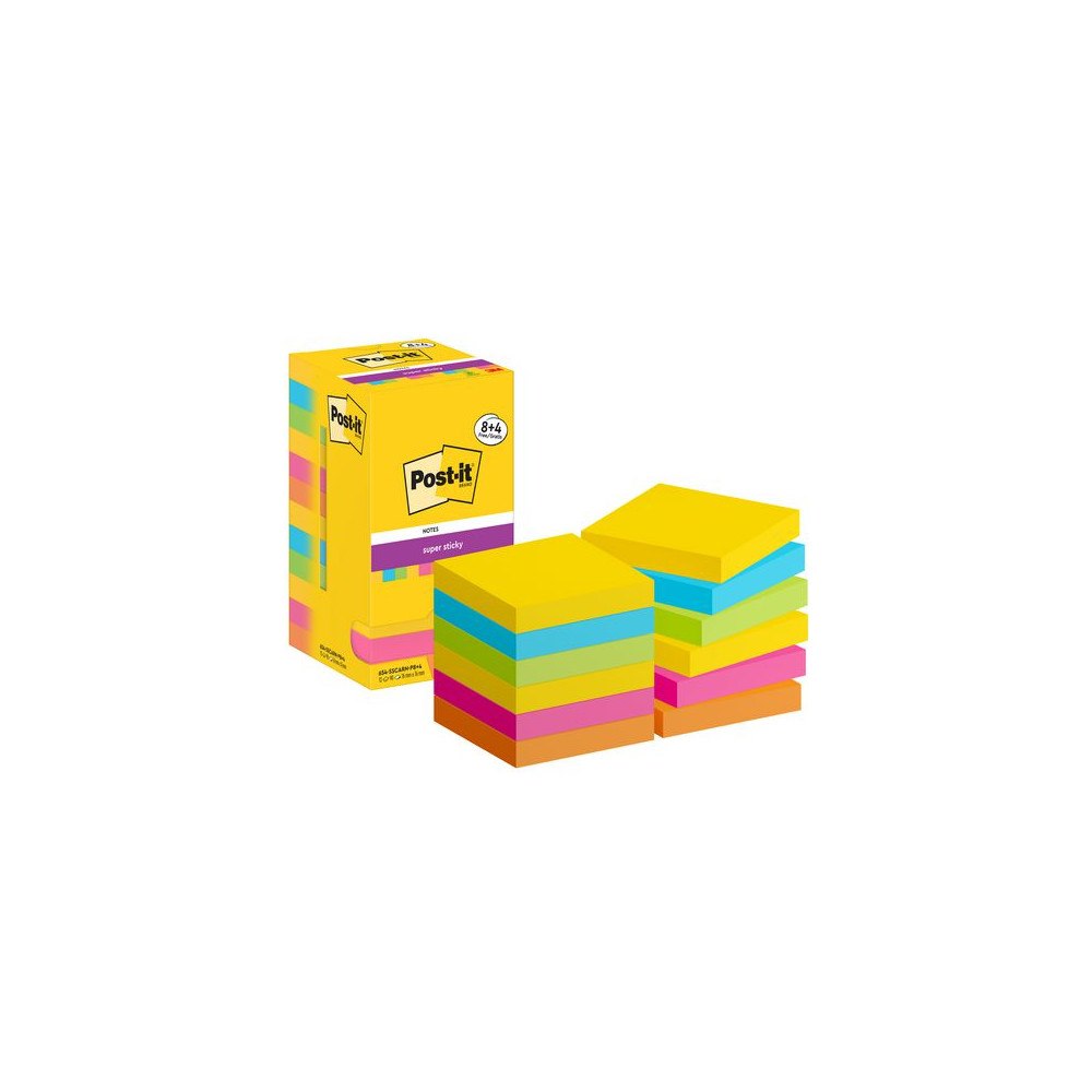 Post-it Notes POST-IT SS 76x76mm Carnival 12/fp