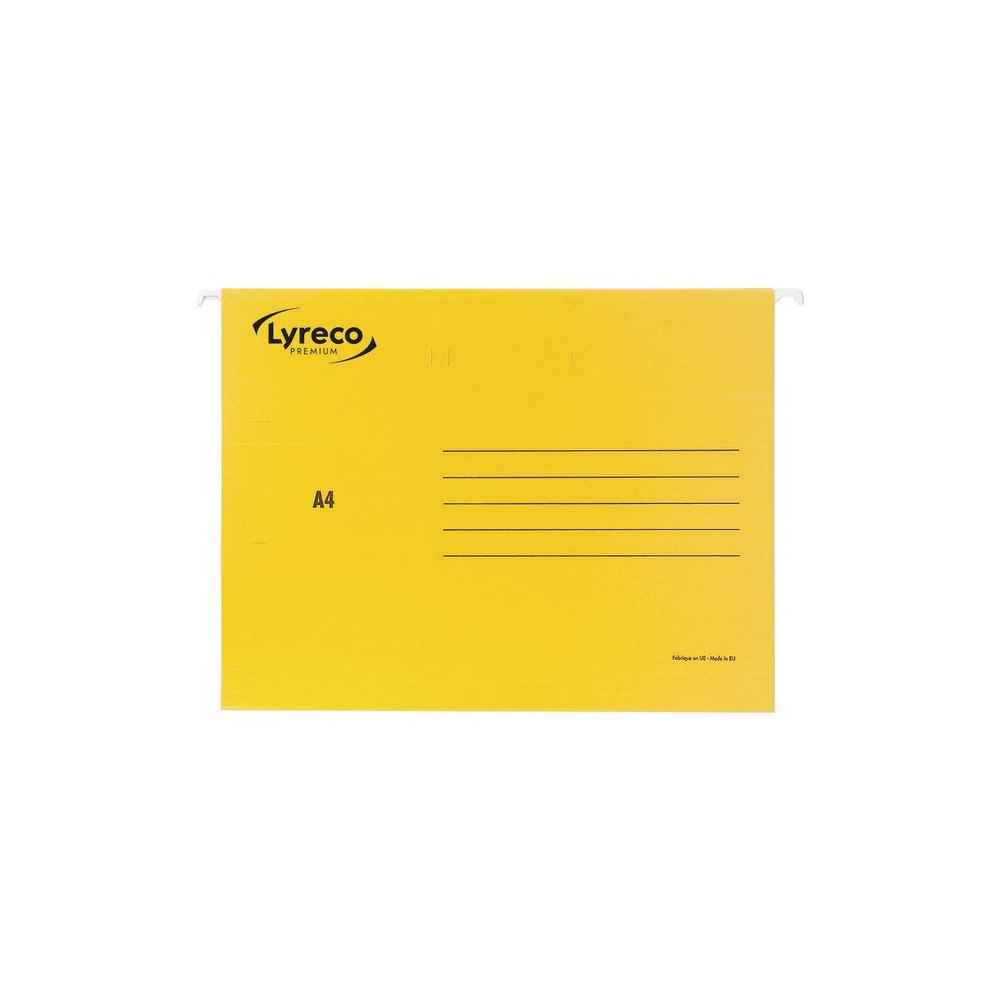 Lyreco PREMIUM Hängmapp LYRECO premium A4 gul 25/fp