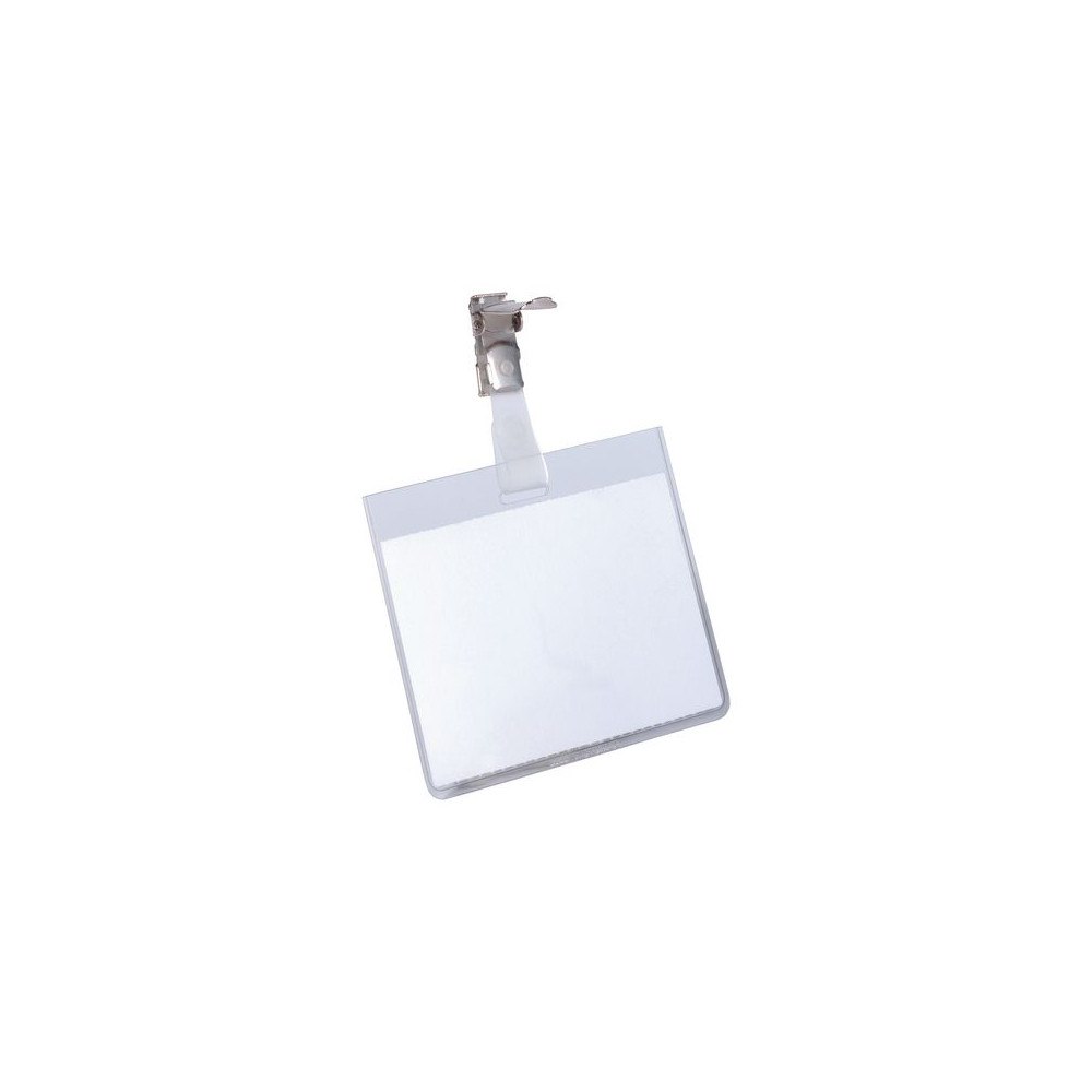 Durable Namnskylt DURABLE clips liggande 25/fp