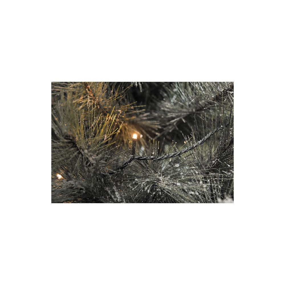 KONSTSMIDE Ljusslinga 80 amber micro LED 12,6m sv