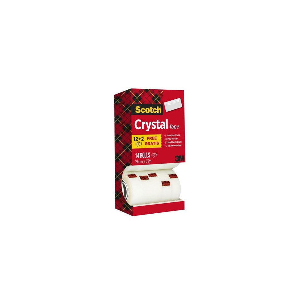 Scotch Kontorstejp SCOTCH 7100 33mx19mm 14/fp