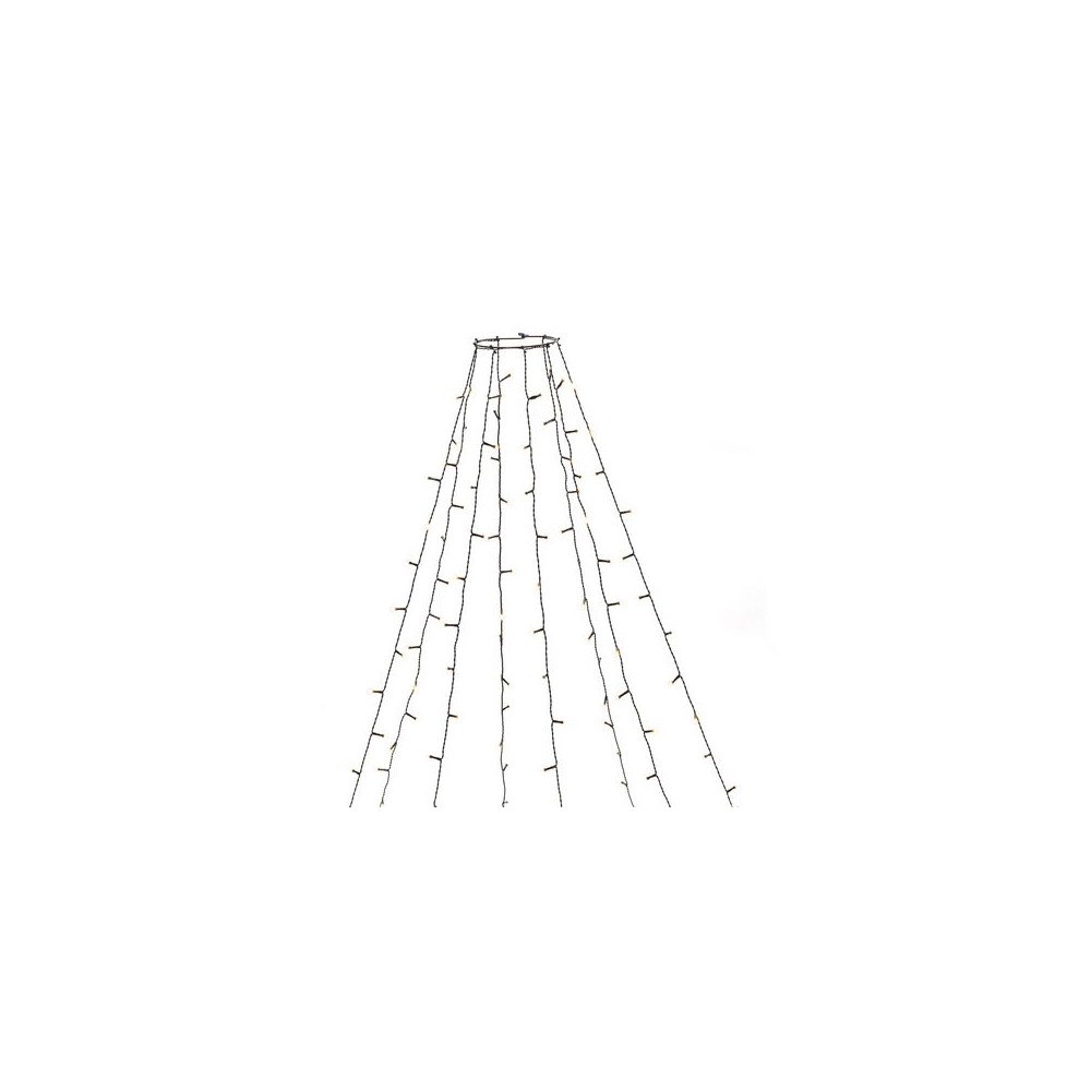 KONSTSMIDE Julgransbelysning 240 LED utomhus 8x2,4m