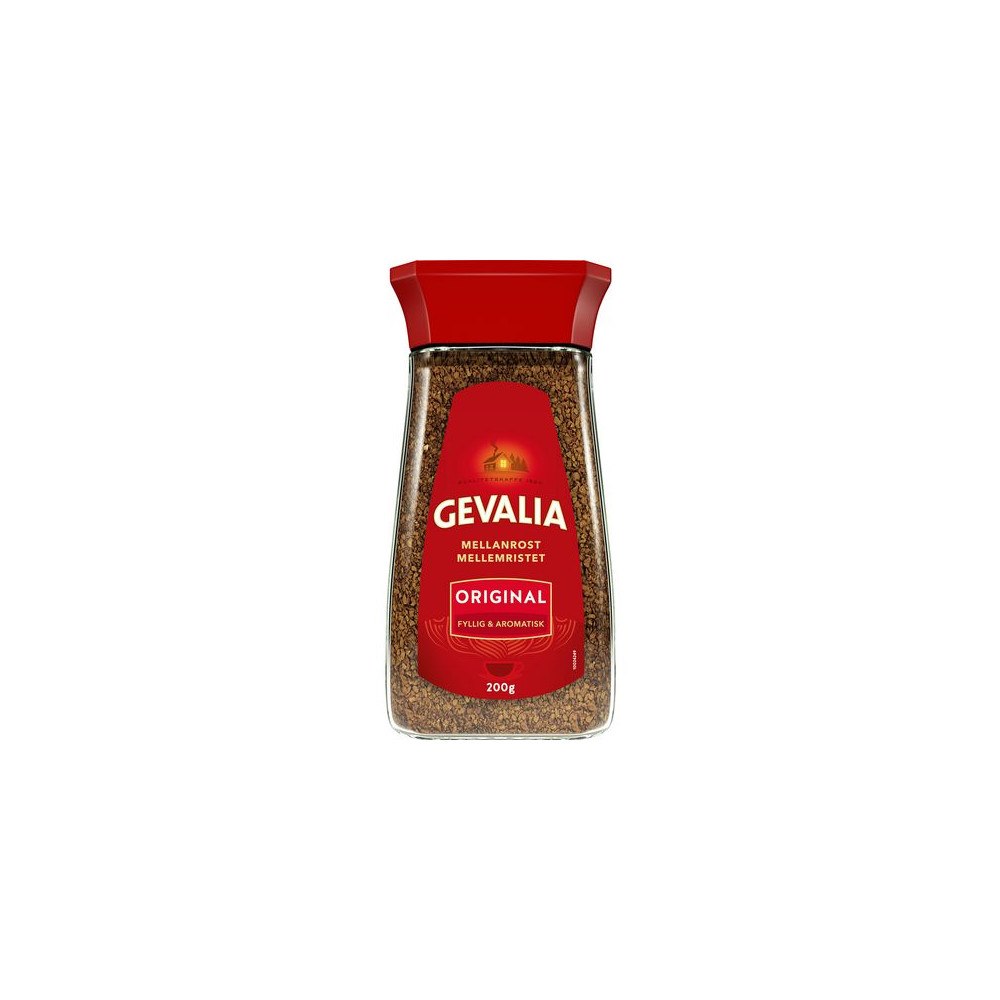GEVALIA Kaffe GEVALIA Snabbkaffe burk 200g