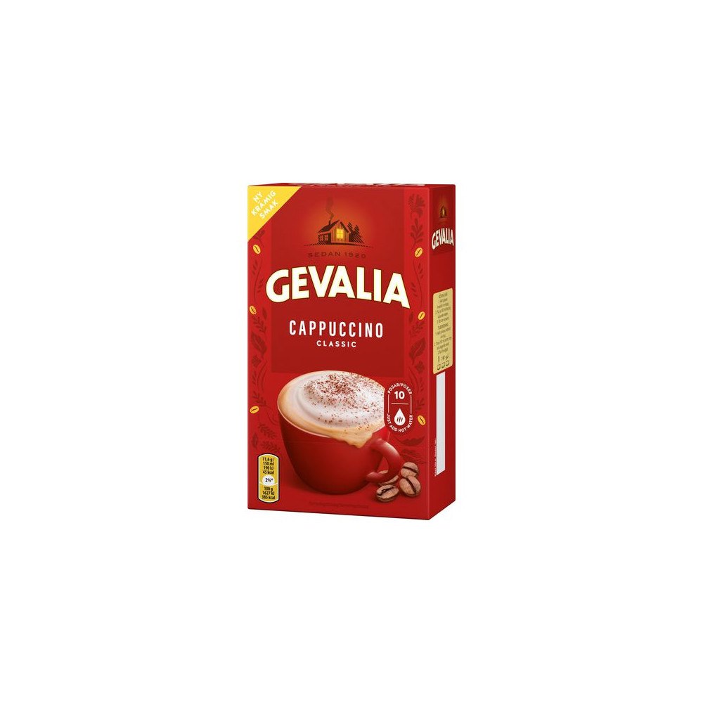 GEVALIA Kaffe GEVALIA Cappuccino Org. 10/fp