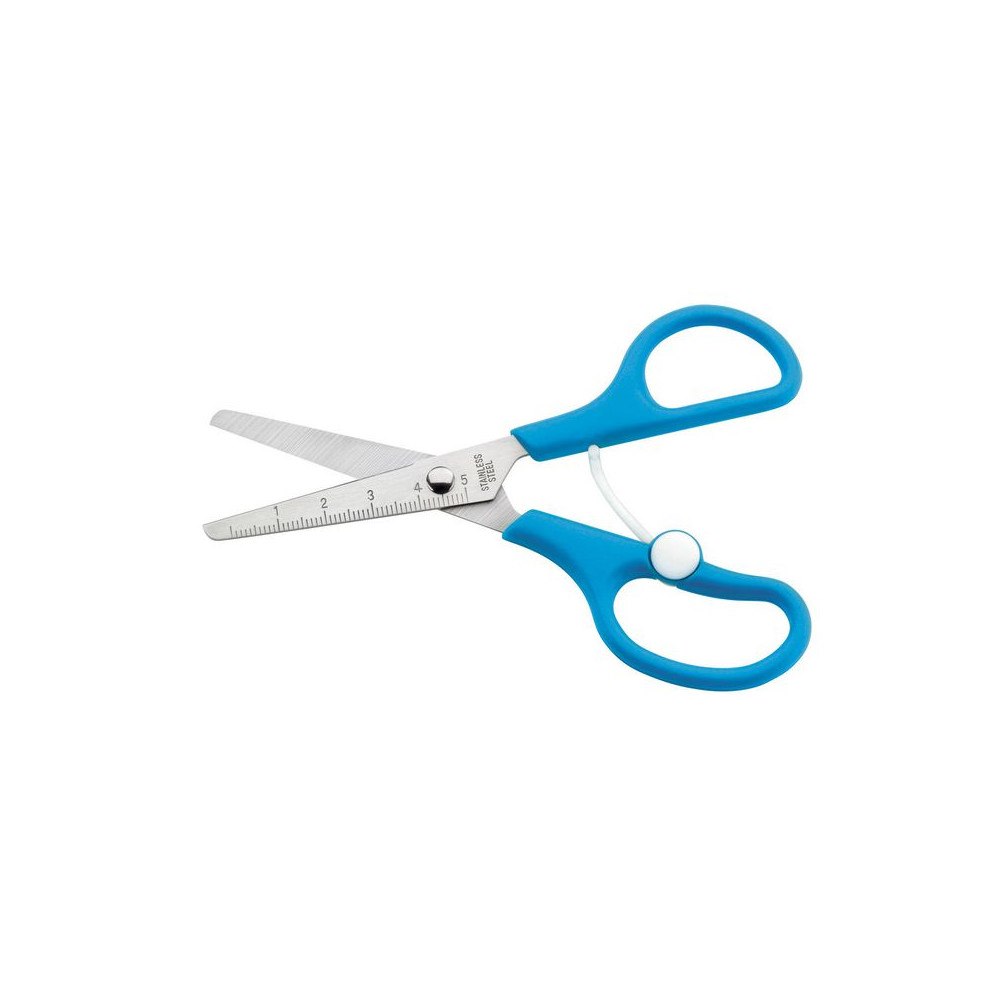 WESTCOTT Sax med fjädring blå