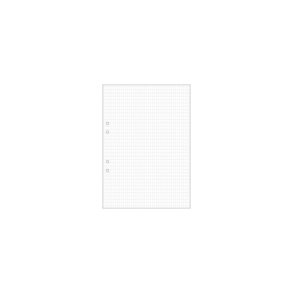 No Brand Lösblad A4 rutat 5x8mm hålat 500/fp