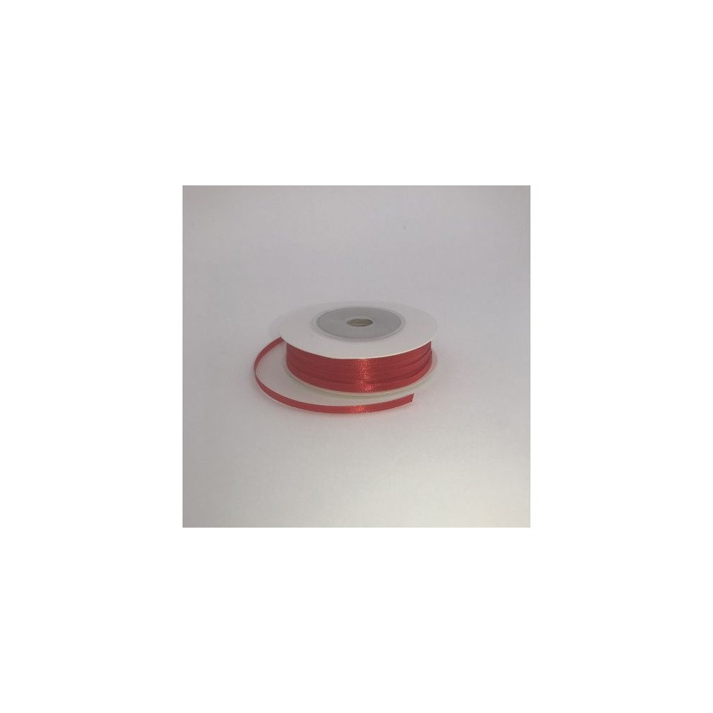 No Brand Satinband 3mmx30m röd