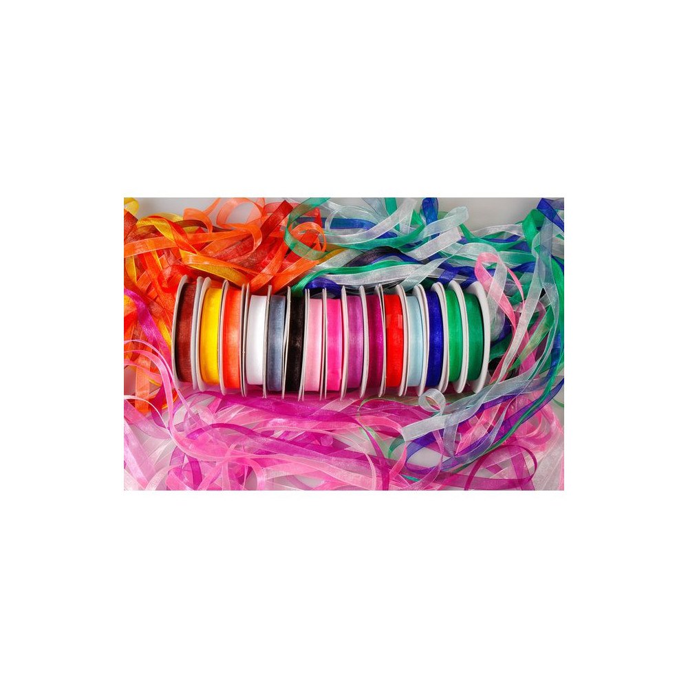 No Brand Organzaband 15 färger