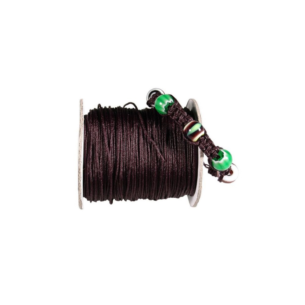 No Brand Polyesterband 1mmx100m svart