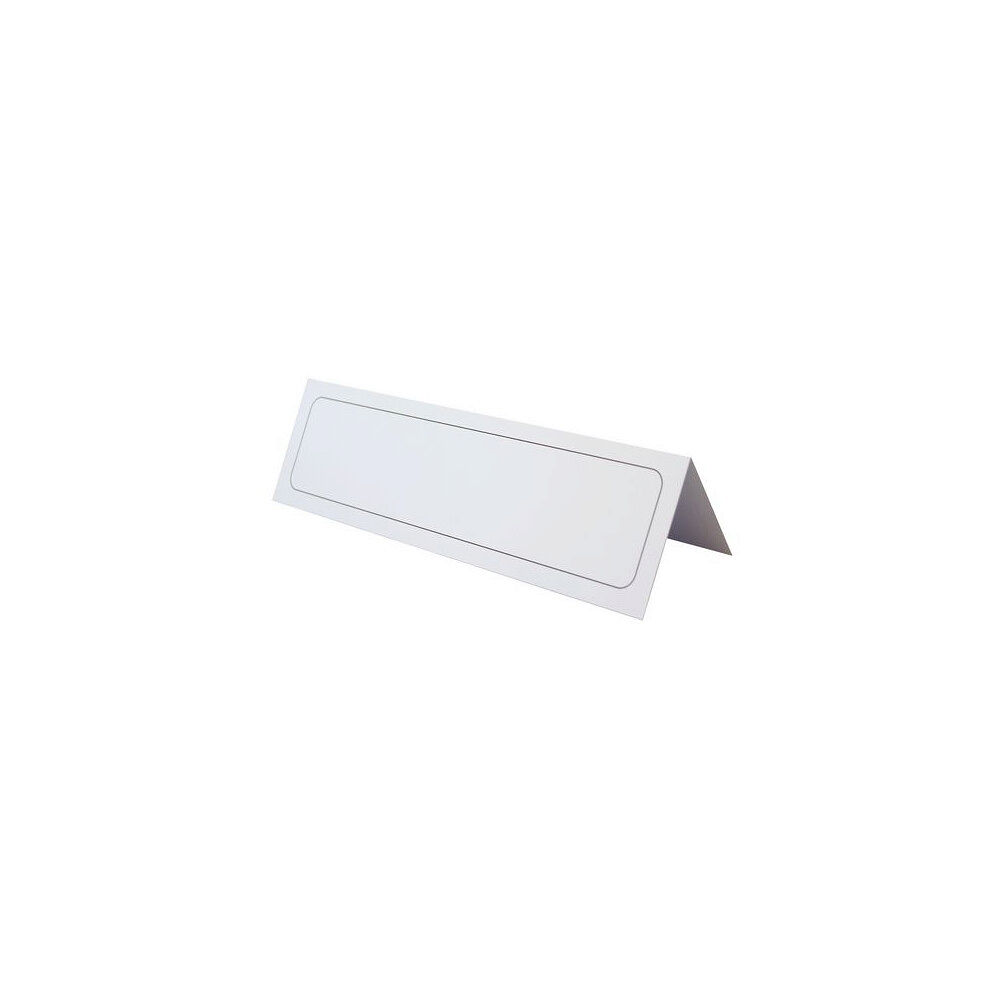 Durable Bordsskylt DURABLE 61x210mm vit 100/fp