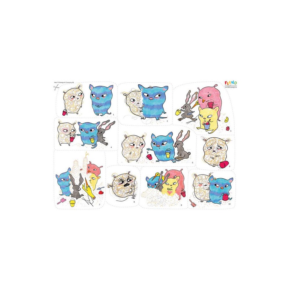 No Brand Flanosats Vems kompis